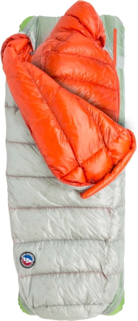 Big Agnes Lost Ranger Ul 3N1 0 850 Downtek Sleeping Bag Gray/Orange Long Left