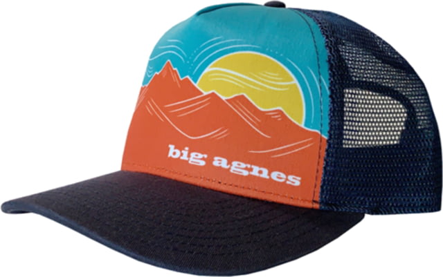 Big Agnes Take A Peak Twill Trucker Navy One Size