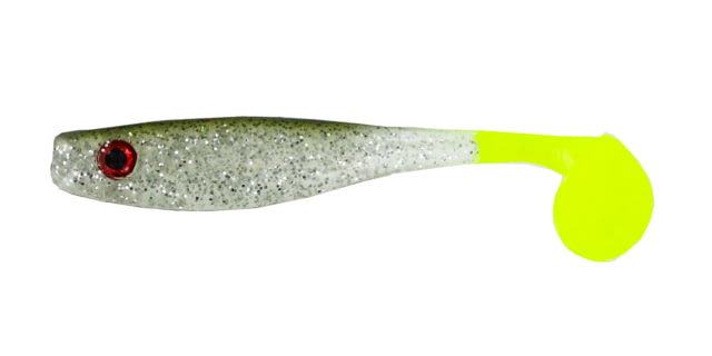 Big Bite Baits Suicide Shad Shad 5 3.5in Chicken On A Chain On Glow