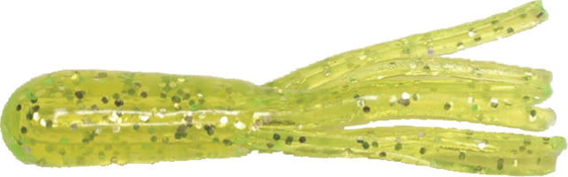 Big Bite Baits Crappie Tube Tube 10 0.5in Chartreuse Sparkle