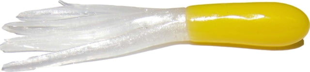 Big Bite Baits Crappie Tube Tube 10 0.5in Yellow/Pearl