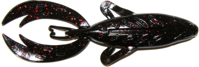 Big Bite Baits Dean Rojas Fighting Frog Topwater 10 4in Black Neon
