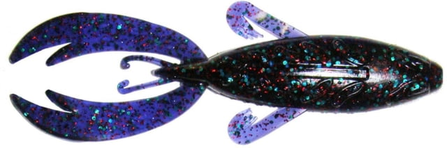 Big Bite Baits Dean Rojas Fighting Frog Topwater 10 4in Junebug Red Flake