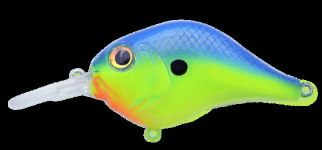Bill Lewis MR 6 Soft Bait 1 2.25 -- 2.25in Blue Chartreuse