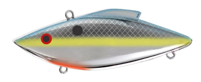 Bill Lewis Rat-L-Trap Chrome Lipless Crankbait 3in 1/2oz Sinking Sexy Chrome