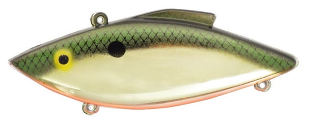 Bill Lewis Rat-L-Trap Gold Lipless Crankbait 3in 1/2oz Sinking Gold Tennessee Shad