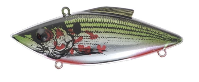 Bill Lewis Rat-L-Trap Hard Bait Chrome Green Bleeding Shad 1/2 oz
