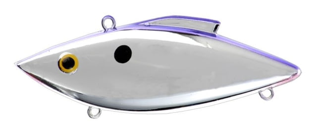 Bill Lewis Rat-L-Trap Hard Bait Chrome Purple Back 1/2 oz
