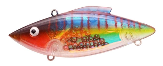 Bill Lewis Rat-L-Trap Lipless Crankbait Sinking Model #4 Hooks 3in Rainbow Perch