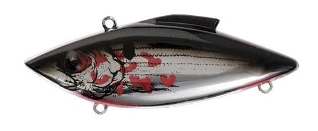 Bill Lewis Tiny-Trap Hard Bait Chrome Black Bleeding Shad 1/8 oz