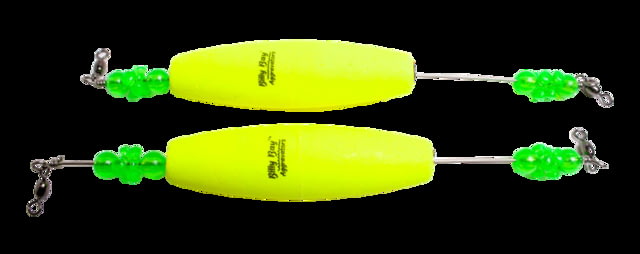 Billy Bay Click Clackers Aggravator Rig Unweighted 3in Yell Cigar 2Pk