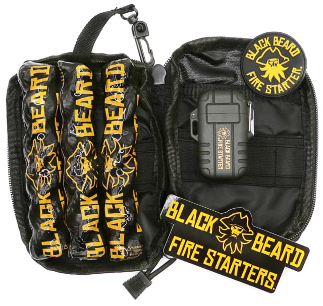 Black Beard Fire Grab & Go Kit Black/Yellow One size only