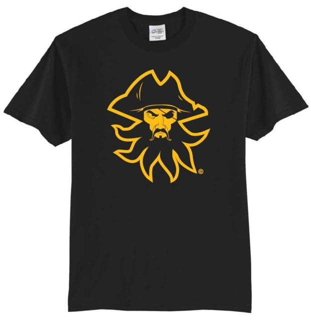Black Beard Fire Pirates Life For Me T-Shirt - Men's Black/Yellow L