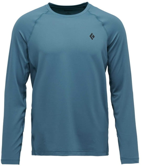 Black Diamond Alpenglow Long Sleeve Crew - Men's Creek Blue Medium
