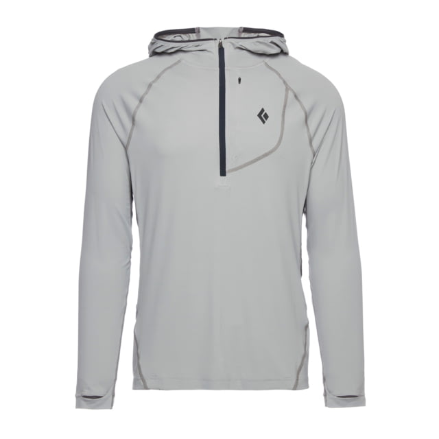 Black Diamond Alpenglow Pro Hoody - Men's Pewter Extra Large