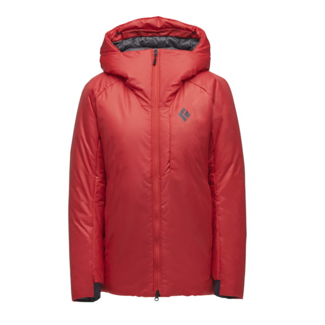 Black Diamond Belay Parka - Womens Coral Red Small