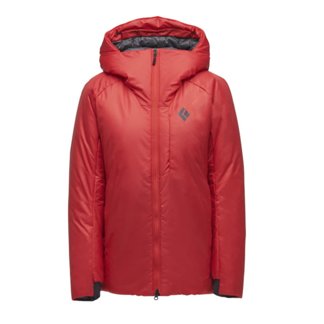 Black Diamond Belay Parka - Womens Coral Red Medium