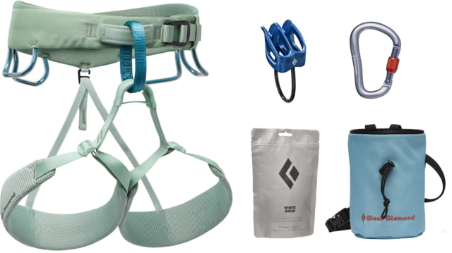 Black Diamond Momentum Harness Package - Women's Desert Sage Medium