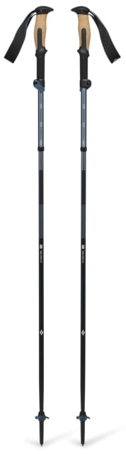 Black Diamond Trail Vista FLZ Trekking Poles Midnight Blue 135cm
