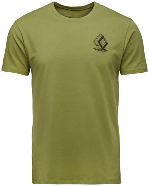 Black Diamond Boulder Short Sleeve T-Shirt - Men's Camp Green Medium