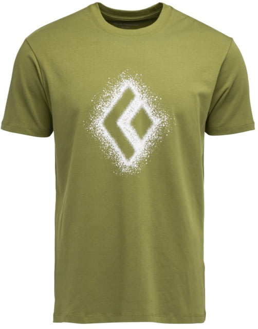 Black Diamond Chalked Up 2.0 Short Sleeve T-Shirt - Men's Camp Green Large