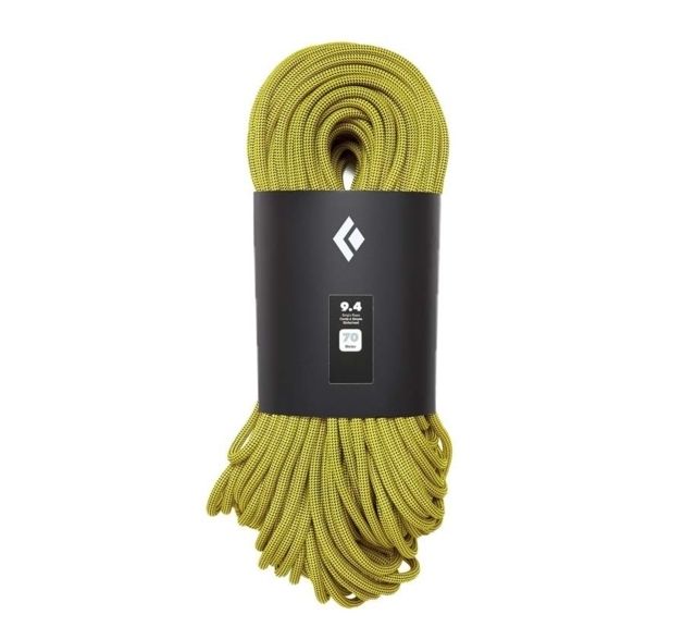 Black Diamond Climbing 9.4 mm Rope Gold 70m