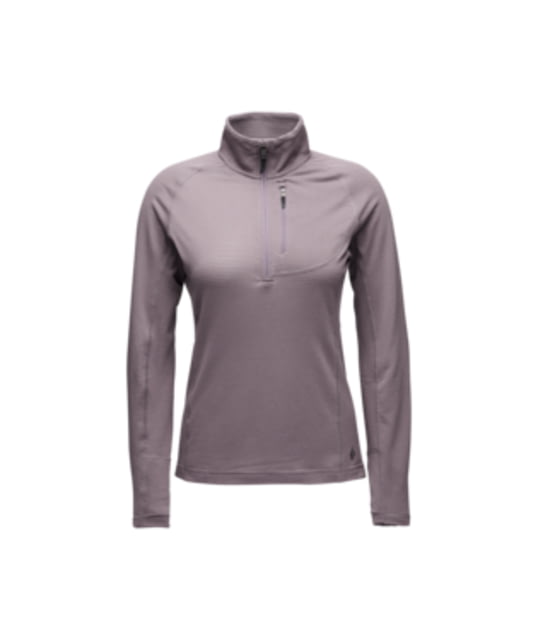 Black Diamond Coefficient LT Quarter Zip Pullover - Women's Dark Mauve Large