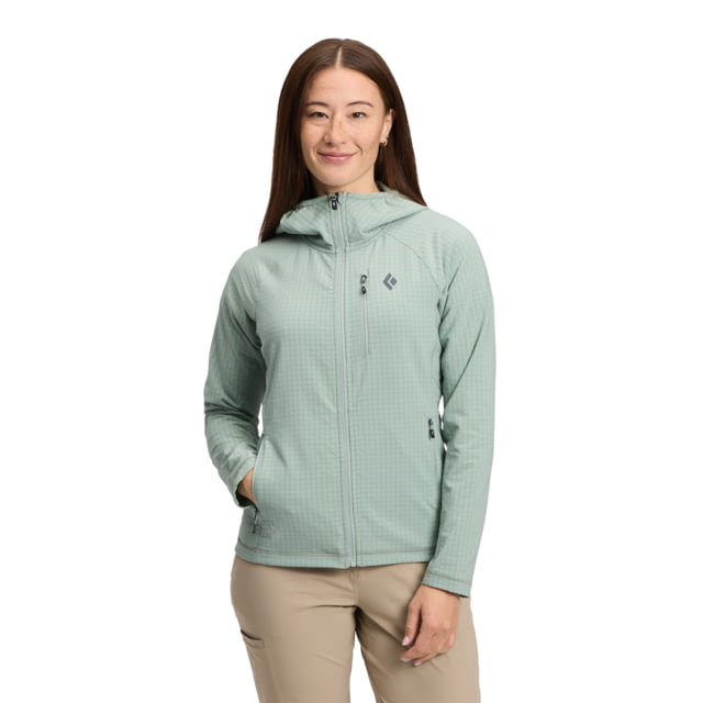 Black Diamond Coefficient Storm Full Zip Hoody - Women's Agave Medium