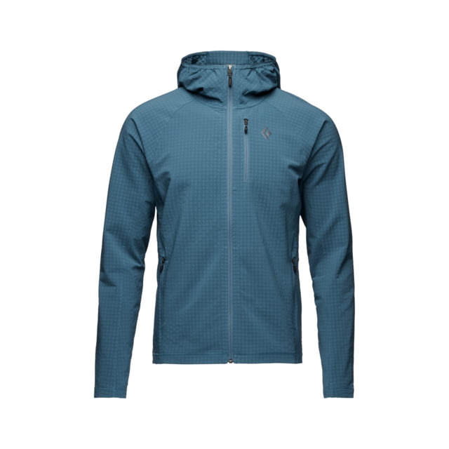 Black Diamond Coefficient Storm FZ Hoody - Men's Creek Blue Medium