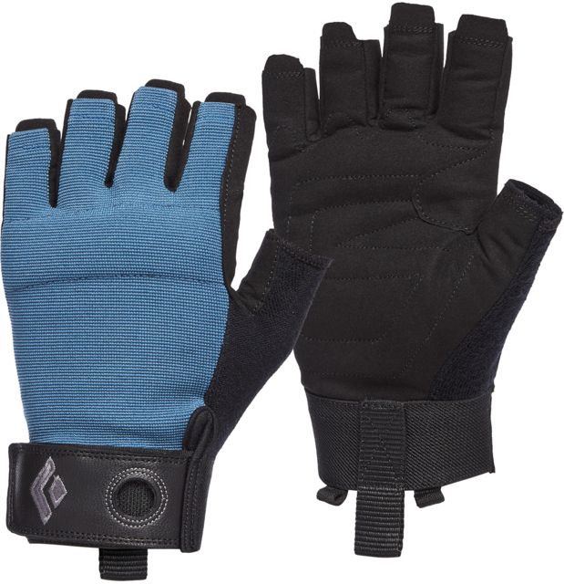 Black Diamond Crag Half-Finger Gloves - Men's Astral Blue Medium