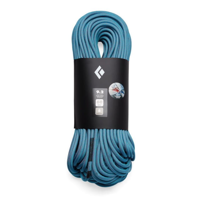 Black Diamond Dry Rope 9.2 mm Babsi Edition Blue/Red 80m