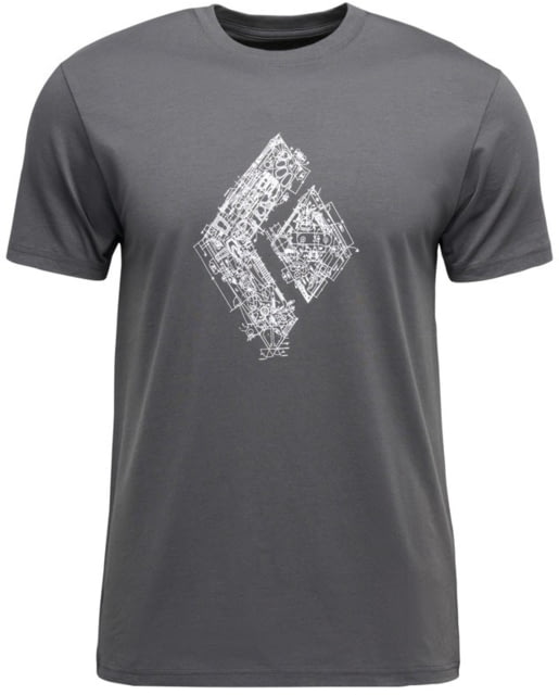 Black Diamond Engineered Diamond Short Sleeve Tee - Men's Anthracite Medium
