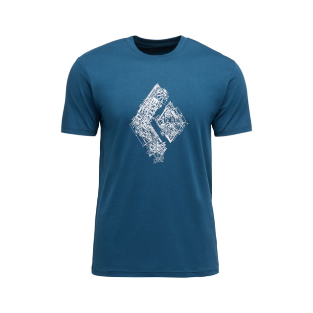 Black Diamond Engineered Diamond Short Sleeve Tee - Men's Indigo Medium