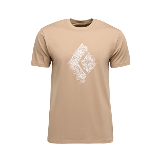 Black Diamond Engineered Diamond Short Sleeve Tee - Men's Mushroom Large