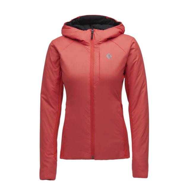 Black Diamond First Light Hybrid Hoody - Women's Coral Red Extra Large