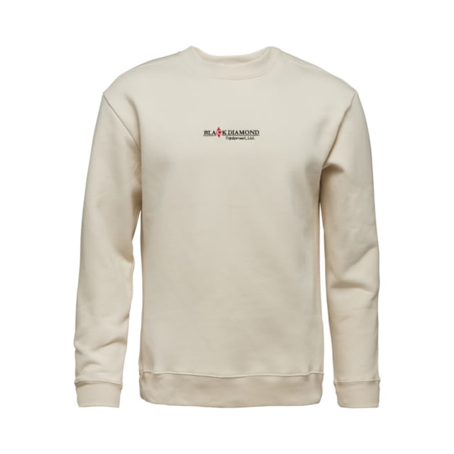 Black Diamond Heritage Wordmark Crewneck - Men's Off White Extra Large