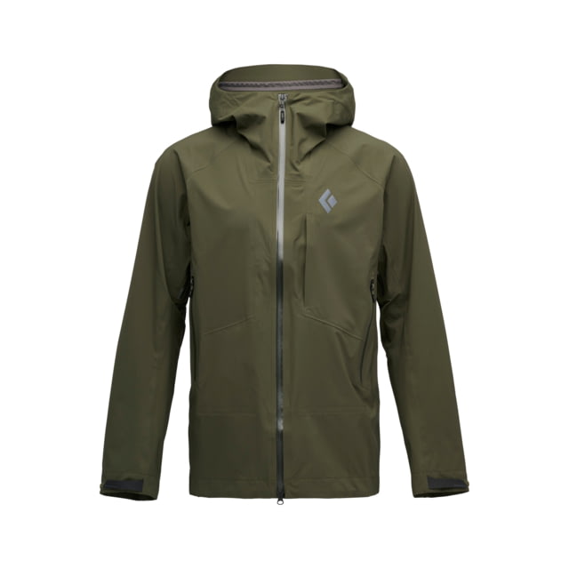 Black Diamond Highline Stretch Shell - Men's Dark Moss Small