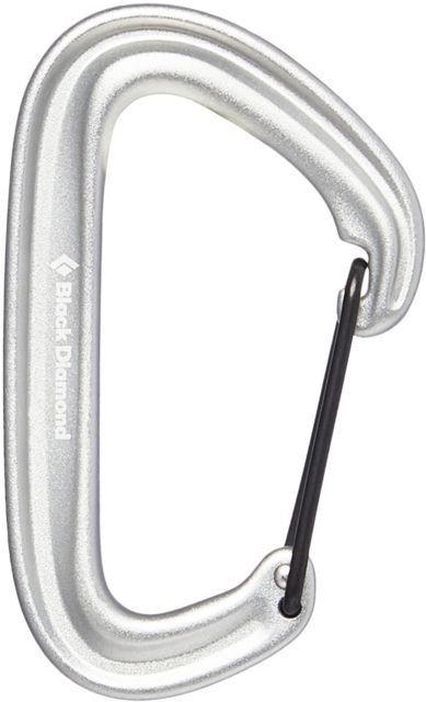 Black Diamond Litewire Carabiner Light Gray