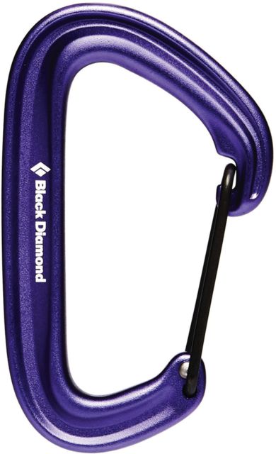 Black Diamond Litewire Carabiner Purple