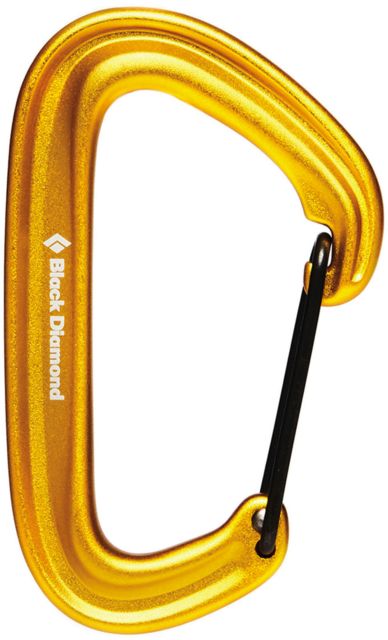 Black Diamond Litewire Carabiner Yellow