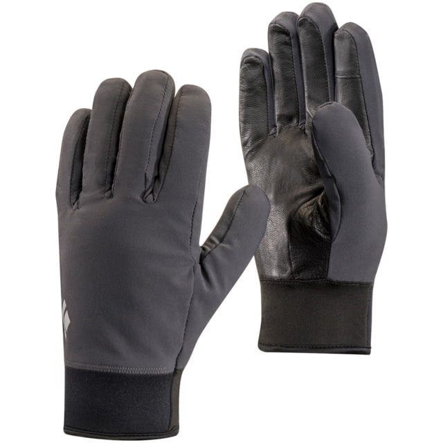 Black Diamond Midweight Softshell Gloves Smoke Small