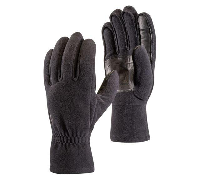 Black Diamond MidWeight Windbloc Fleece Gloves Black Extra Small