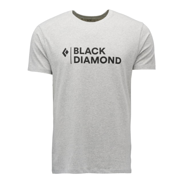 Black Diamond Mini Stacked Short Sleeve Tee - Men's Nickel Heather Medium