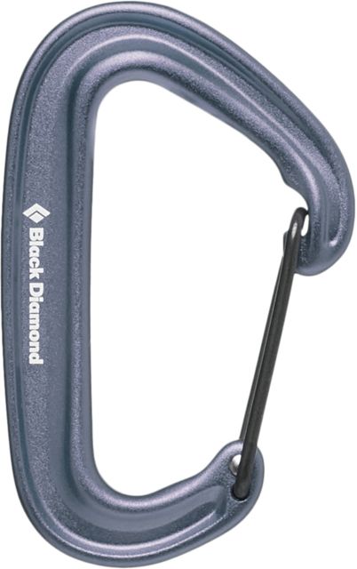 Black Diamond Miniwire Carabiner Gray