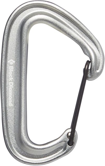 Black Diamond Miniwire Carabiner Light Gray