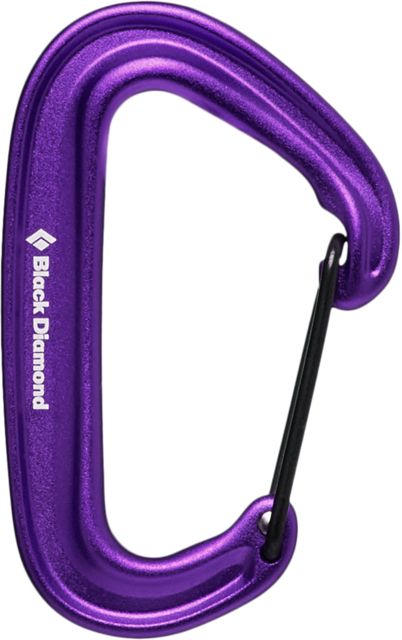 Black Diamond Miniwire Carabiner Purple