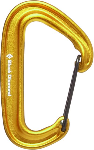Black Diamond Miniwire Carabiner Yellow