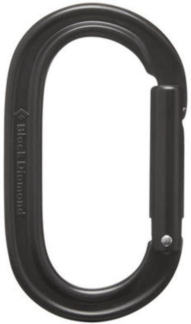 Black Diamond Oval Carabiner Black