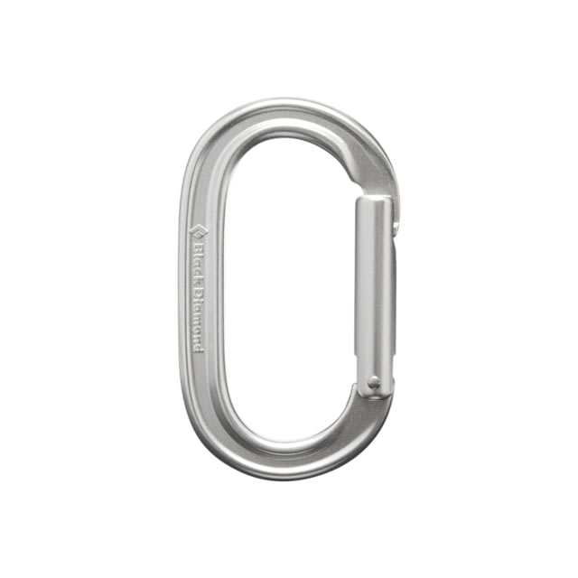 Black Diamond Oval Keylock Carabiner Polished One Size