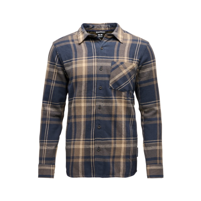 Black Diamond Project Flannel - Men's Charcoal/Walnut Plaid Medium